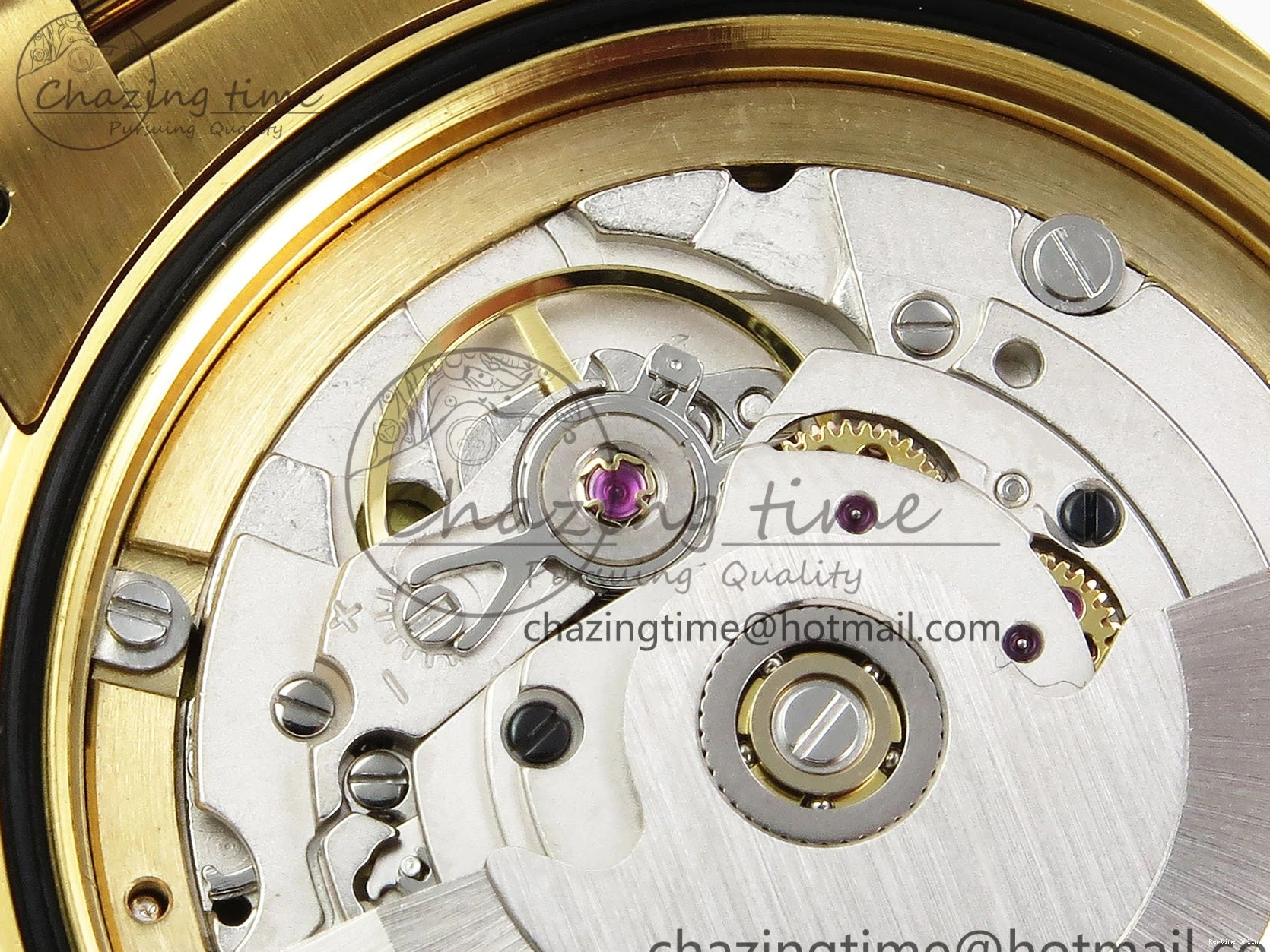 0420 WaterResistant Day Date 36 YG RAF 1:1 Best Edition Brown Oman Dial Diamonds Bezel on YG Bracelet A 1518